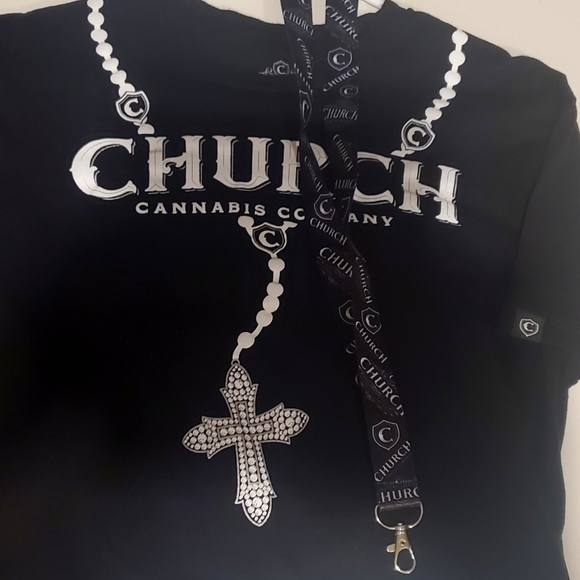 Church Company Shirts Church Cannabis Company Mens Small Tee And